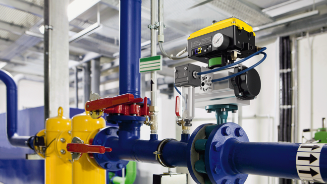 DHS 4.0 instalado en una estación de aire comprimido.