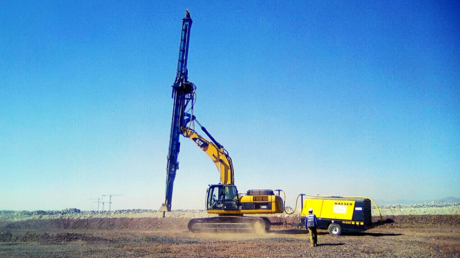 Compresor M250 en procesos de minería