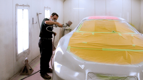 Aire comprimido para cabinas y acabados de pintura automotriz